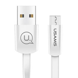 Καλώδιο δεδομένων Usams Us-sj201 Usb to Micro Usb 1.2m - White