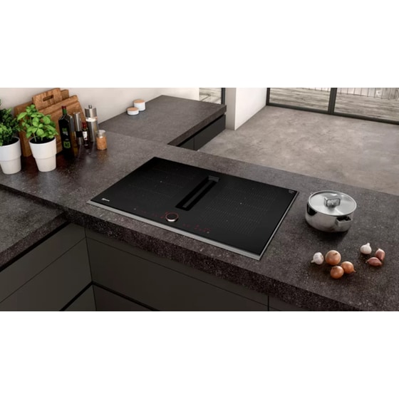 Εστία Επαγωγική NEFF T58TL6N2 με Απορροφητήρα 82.6 cm Μαύρο image 3