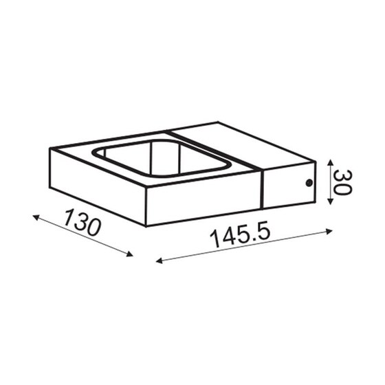 Απλίκα Τοίχου Led Aca Cyclop Zd80856ledgd από Αλουμίνιο 13x14.55x3 cm - Χρυσή image 3