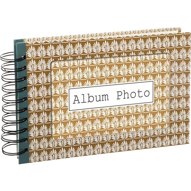 Άλμπουμ Φωτογραφιών Για 80 Φωτογραφίες A-s Motif Jaune 162294 23.5x3x15.1 SPITISHOP