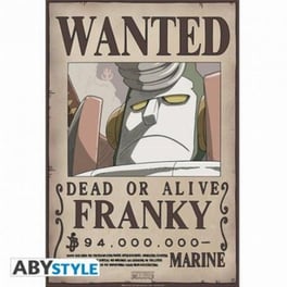 Αφίσα One Piece Wanted Franky Κάθετη 52x38 cm