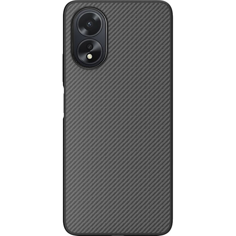 ALWAYSMART Θήκη Oppo A38 - AlwaySmart Aramid Fiber Textured Leather Protective Case - Black