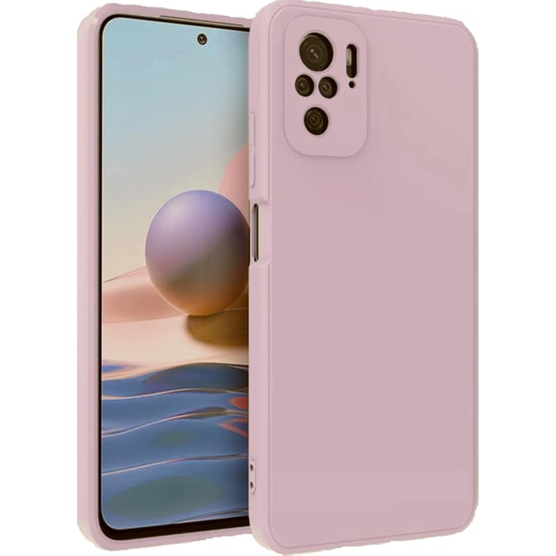 BODYCELL Θήκη Xiaomi Redmi Note 10/Note 10s - Bodycell Square Liquid - Light Violet