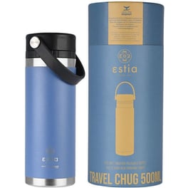 Μπουκάλι Θερμός Estia Home Art Save The Aegean Chug Denim Blue 500 ml