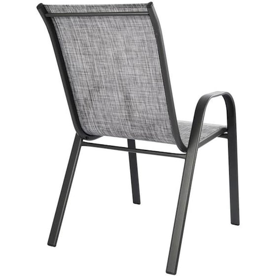 Πολυθρόνα Woodwell Μεταλλική Με Textilene 55x72x91cm - Γκρι image 3