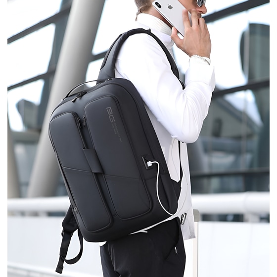 Τσάντα Laptop Bange 7238 15.6" Αδιάβροχη - Μαύρο image 6