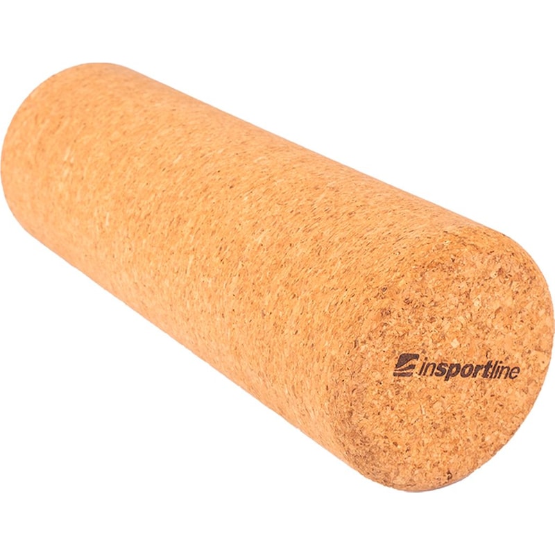 INSPORTLINE Foam Roller Φελλού InSPORTline Kornadi 30x10cm - Καφέ