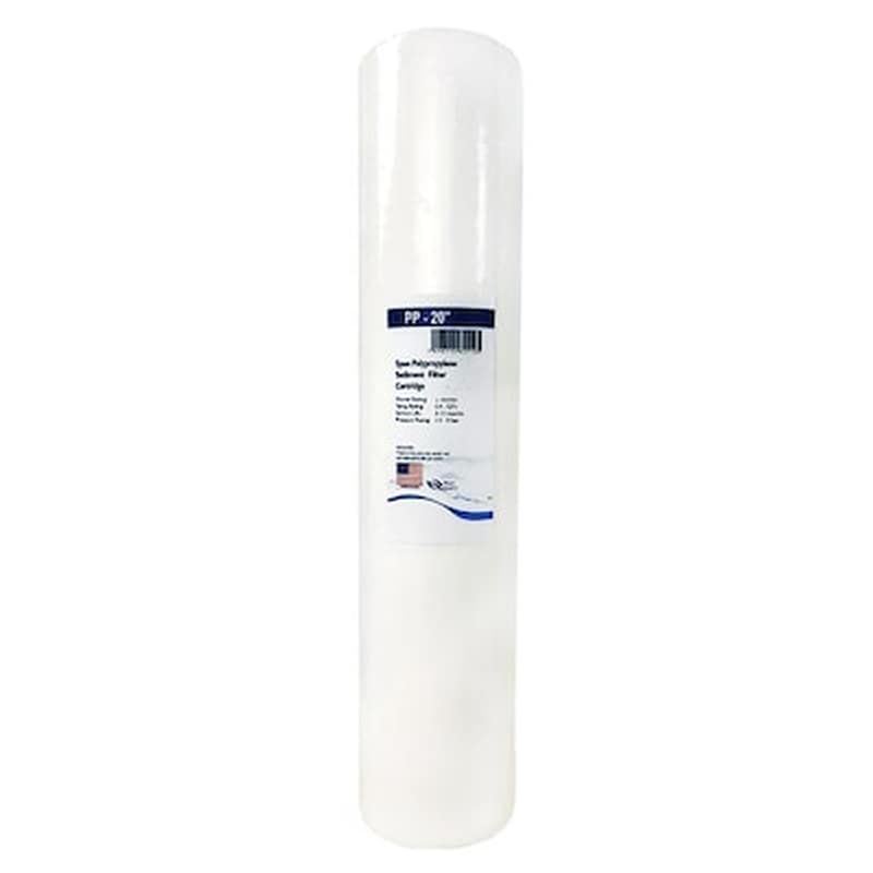 QWATERFILTERS Ανταλλακτικό Φίλτρο Πολυπροπυλενίου Big-blue Pp-20 1m