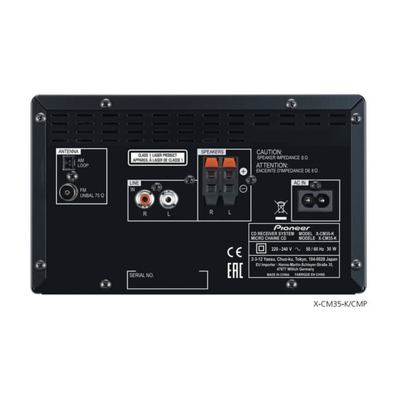 PIONEER X-CM35-K Black | Public
