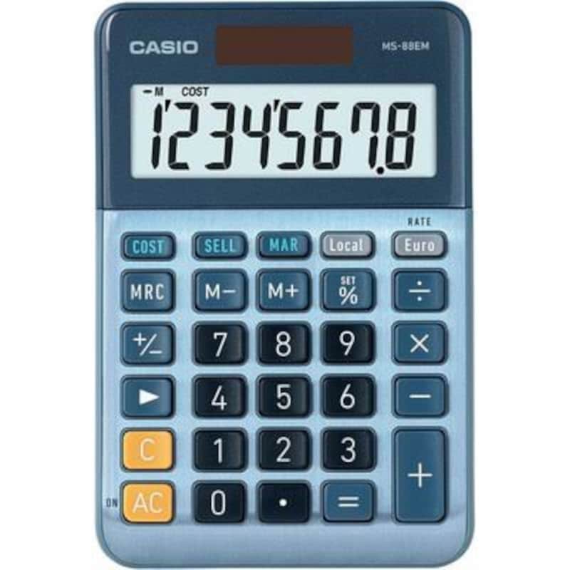 CASIO Αριθμομηχανή Casio MS-88EM 8 Ψηφίων (Ms-88Em)(Casms88Em)