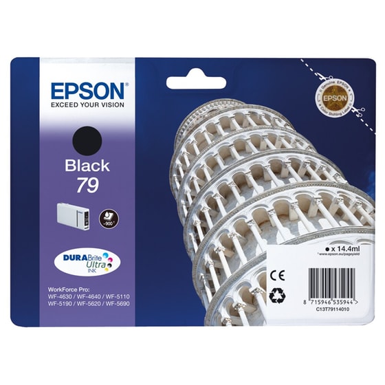 Epson 79 Μαύρο Μελάνι Εκτυπωτή C13T79114010 image 0
