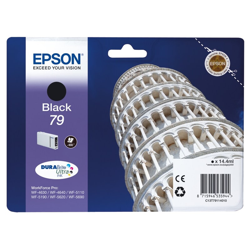 Epson 79 Μαύρο Μελάνι Εκτυπωτή C13T79114010