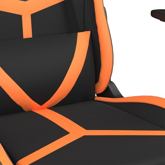 Καρέκλα Gaming VIDAXL 3143671 από Τεχνητό Δέρμα - Μαύρο / Πορτοκαλί image 5