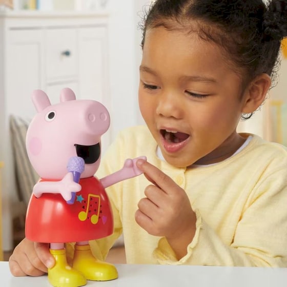 Hasbro Κούκλα Peppa Pig που Μιλάει και Τραγουδάει (G0518) image 3