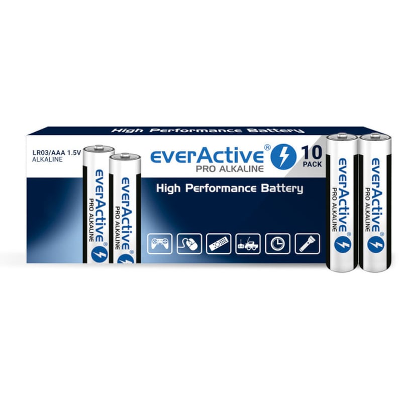 EVERACTIVE Everactive Pro Αλκαλικές LR03 AAA 1.5V 10τμχ