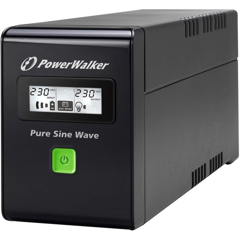 POWERWALKER UPS POWERWALKER VI 800 SW FR Line-Interactive 600VA 230V Μαύρο