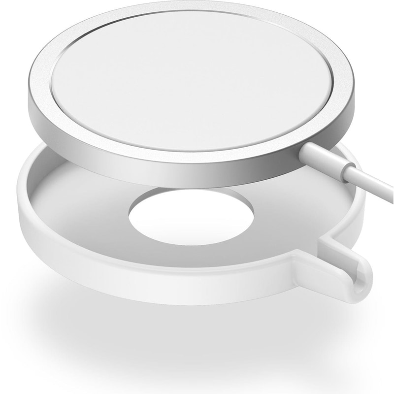 Ασύρματος Φορτιστής Ringke Λεπτή Θήκη Προστασίας Για Apple Magsafe Qi Wireless Charger White (acms0002)