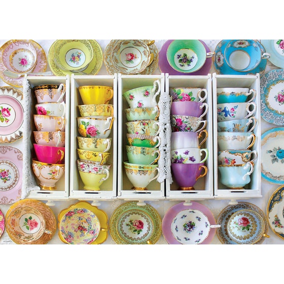 Παζλ Eurographics Colorful Tea Cups (1000 Κομμάτια) image 2