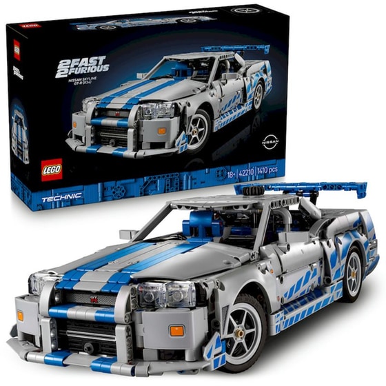 LEGO® Technic 2 Fast 2 Furious Αυτοκίνητο Nissan Skyline GT-R (R34) (42210) image 6
