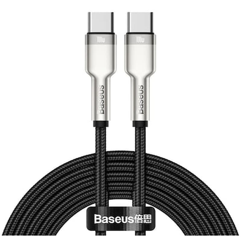 Καλώδιο δεδομένων Baseus Catjk-d01 Usb-C 5A 100W 2m - Μπεζ
