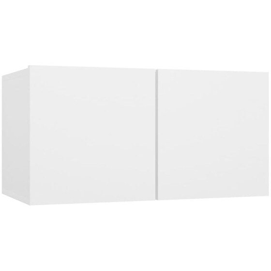 Έπιπλα Τηλεόρασης VidaXL Μοριοσανίδα 4 Τμχ 60x30x30cm - Γκρι image 3