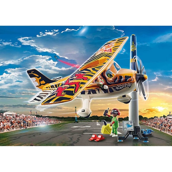 PLAYMOBIL® Air Stunt Show Ακροβατικό Αεροπλάνο Τίγρης (70902) image 1
