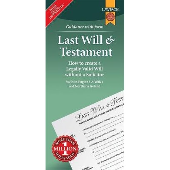 Last Will & Testament Form Pack image 0