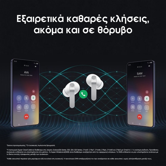 Ακουστικά Bluetooth Samsung Galaxy Buds4 Pro - White image 9