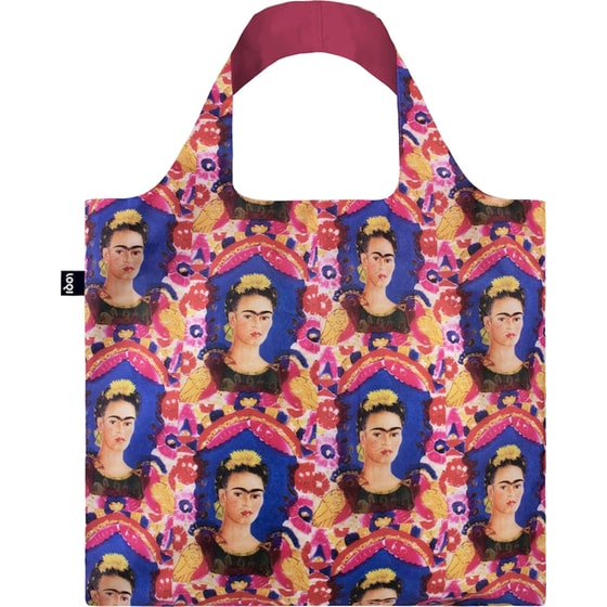 Τσάντα Χειρός/ Ώμου Shopper Loqi Frida Kahlo "The Frame" (Self-Portrait) από Ανακυκλωμένα Υλικά image 2