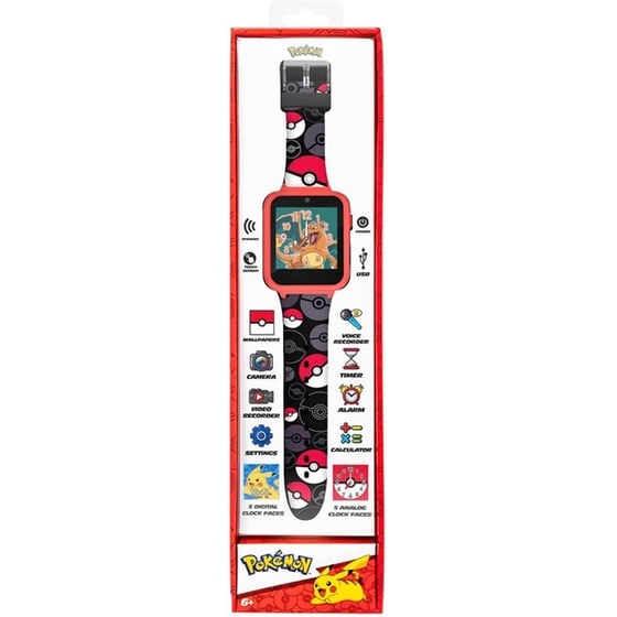 Smartwatch Disney Pokemon Kids Smart 40mm - Κόκκινο image 1