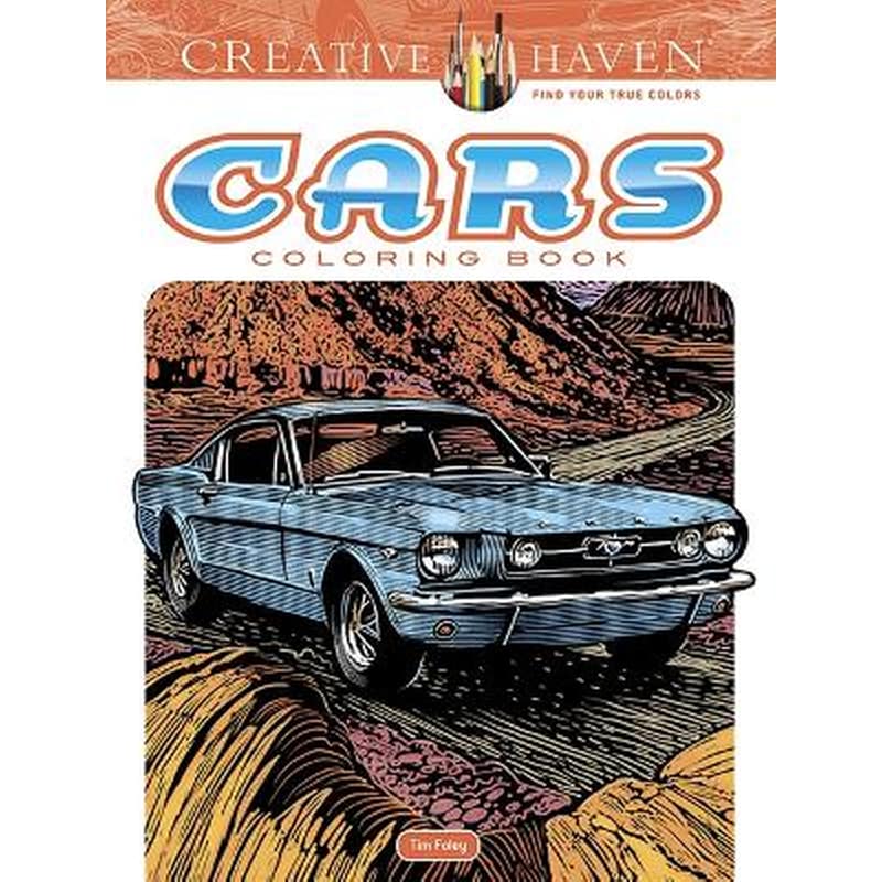 Creative Haven Cars Coloring Book