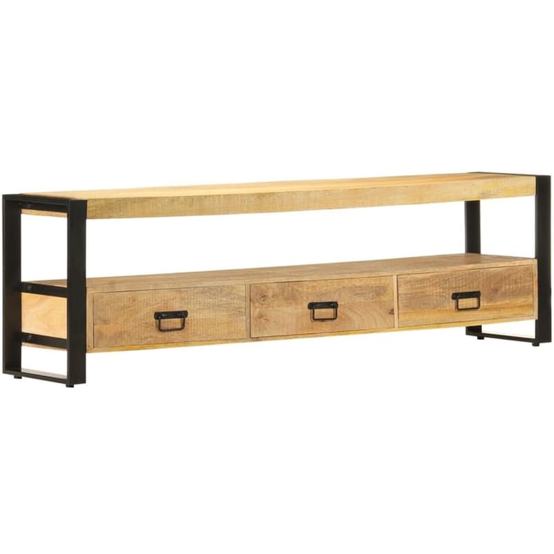 Έπιπλο Τηλεόρασης VidaXL από Ξύλο 150x30x45cm - Kαφέ/Μαύρο