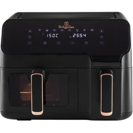BERLINGER HAUS BH-9467 με 2 Αποσπώμενους Κάδους 2700 W 9 L Μαύρο Φριτέζα Αέρος