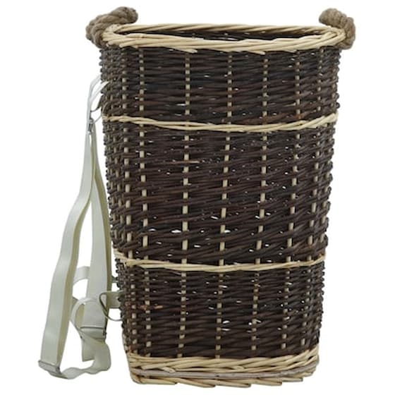 Vidaxl Καλάθι Πλάτης Για Μεταφορά Ξύλων 44,5x37x50 Εκ. Από Φυσική Ιτιά image 4