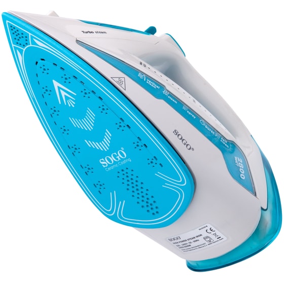 SOGO PLA-SS-6330-B 2800 W Λευκό Σίδερο Ατμού image 2