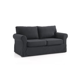 Διθέσιος Καναπές Welhome City 173x85cm - Ανθρακί