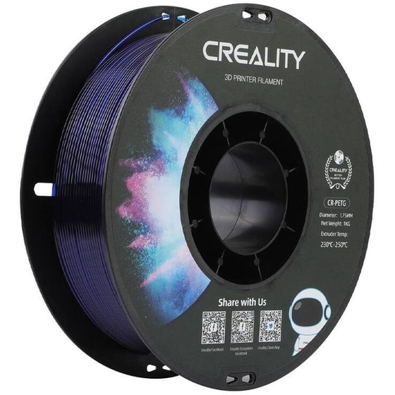 CREALITY Νήμα 3D Εκτυπωτή CR-PETG 1kg 1.75mm - Διάφανο Μπλε image 0