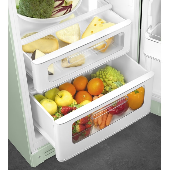 SMEG FAB30RPG5 294 Lt Φυστικί Δίπορτο Ψυγείο image 6