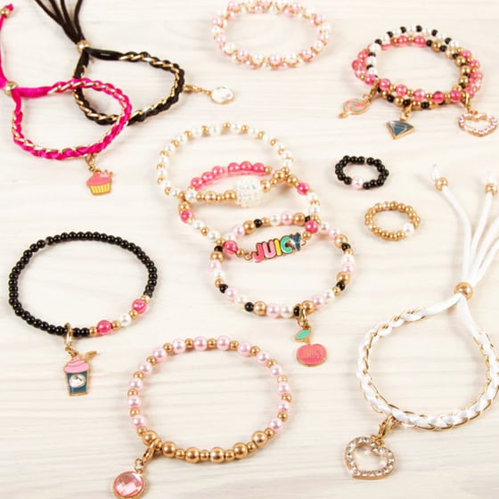 Σετ Make It Real Juicy Couture Pink & Precious Bracelets - (4408) image 4