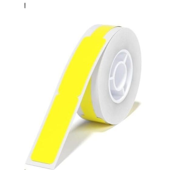 Κασέτα Ετικετογράφου NIIMBOT 12.5x74mm 65 Ετικέτες - Κίτρινο image 0