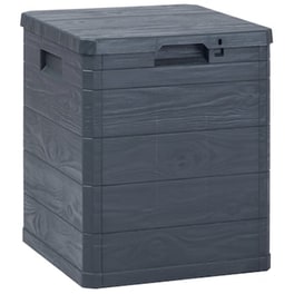 Μπαούλο Αποθήκευσης Κήπου VidaXL Πλαστικό 90 lt. 42.5x44x50 cm - Ανθρακί