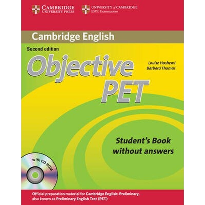 Objective PET Students Book without Answers with CD-ROM Objective PET Students Book without Answers with CD-ROM