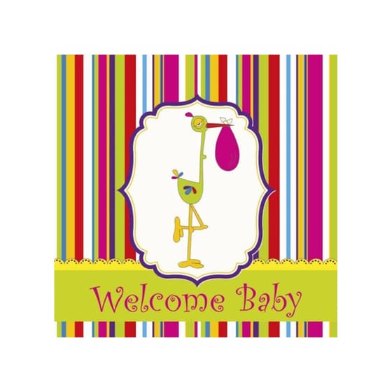 Ευχετήρια Κάρτα Τετράγωνη Welcome Baby image 0
