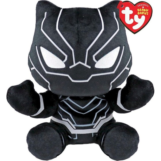 Λούτρινο Χνουδωτό TY Beanie Babies Black Panther (15cm) image 0