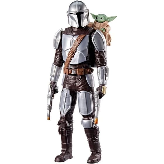 Φιγούρα Hasbro Star Wars - Mandalorian & Grogu (28cm) image 1