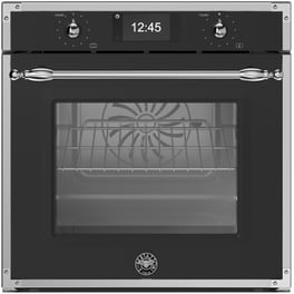 BERTAZZONI FHER6117CTNX3 76 Lt Μαύρο Εντοιχιζόμενος Φούρνος Άνω Πάγκου