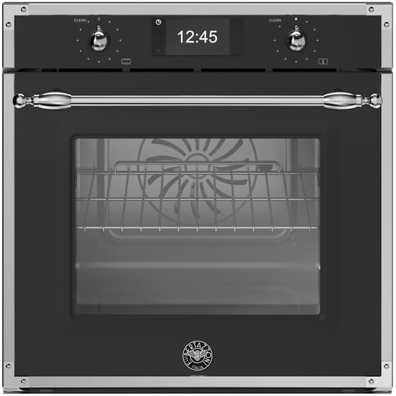 BERTAZZONI FHER6117CTNX3 76 Lt Μαύρο Εντοιχιζόμενος Φούρνος Άνω Πάγκου image 0