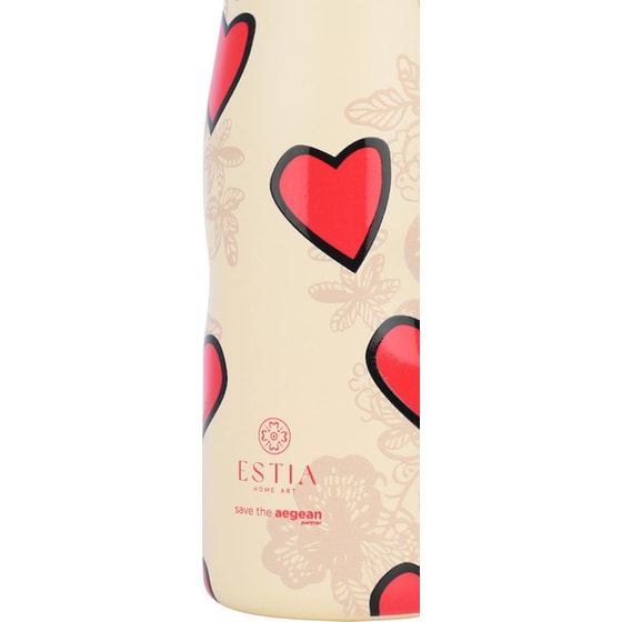 Μπουκάλι Θερμός Estia Home Art Travel Flask Save the Aegean Tender Lace 500ml image 2