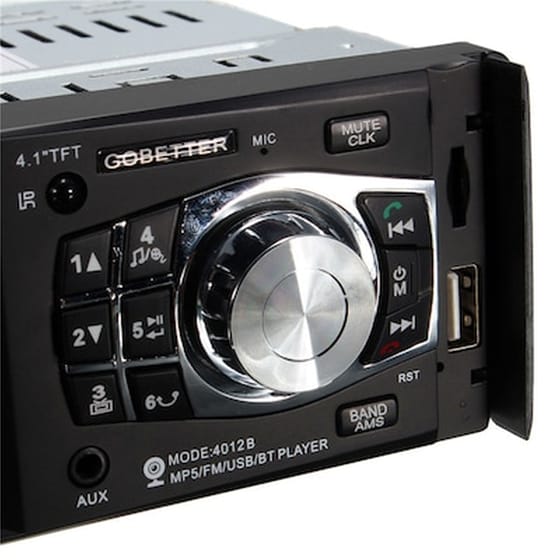 Mp5 Player 1 Din Bluetooth Με Οθόνη 4.1 4012b image 3