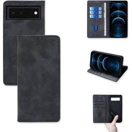 Θήκη Google Pixel 6 5G -  Sonique Vintage Magnet Book - Μαύρο